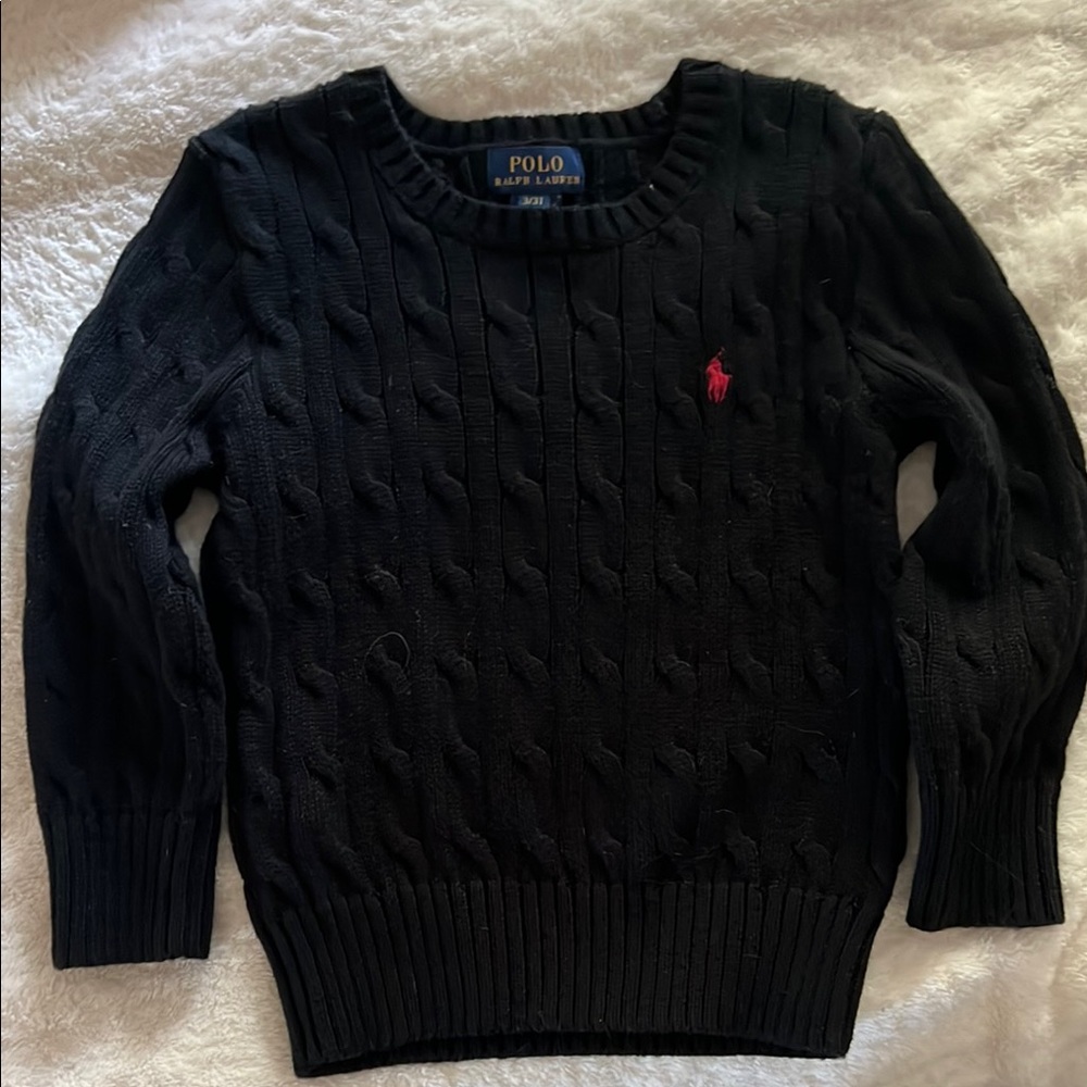 Black Polo sweater